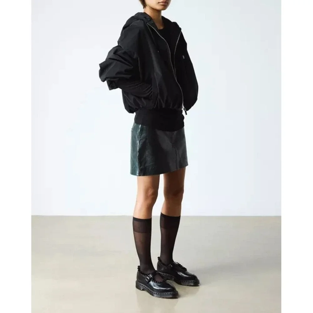 Womens Size 10 Dr. Martens Mary Jane Shoes Elphie MJ Frill Buckle Strap Black